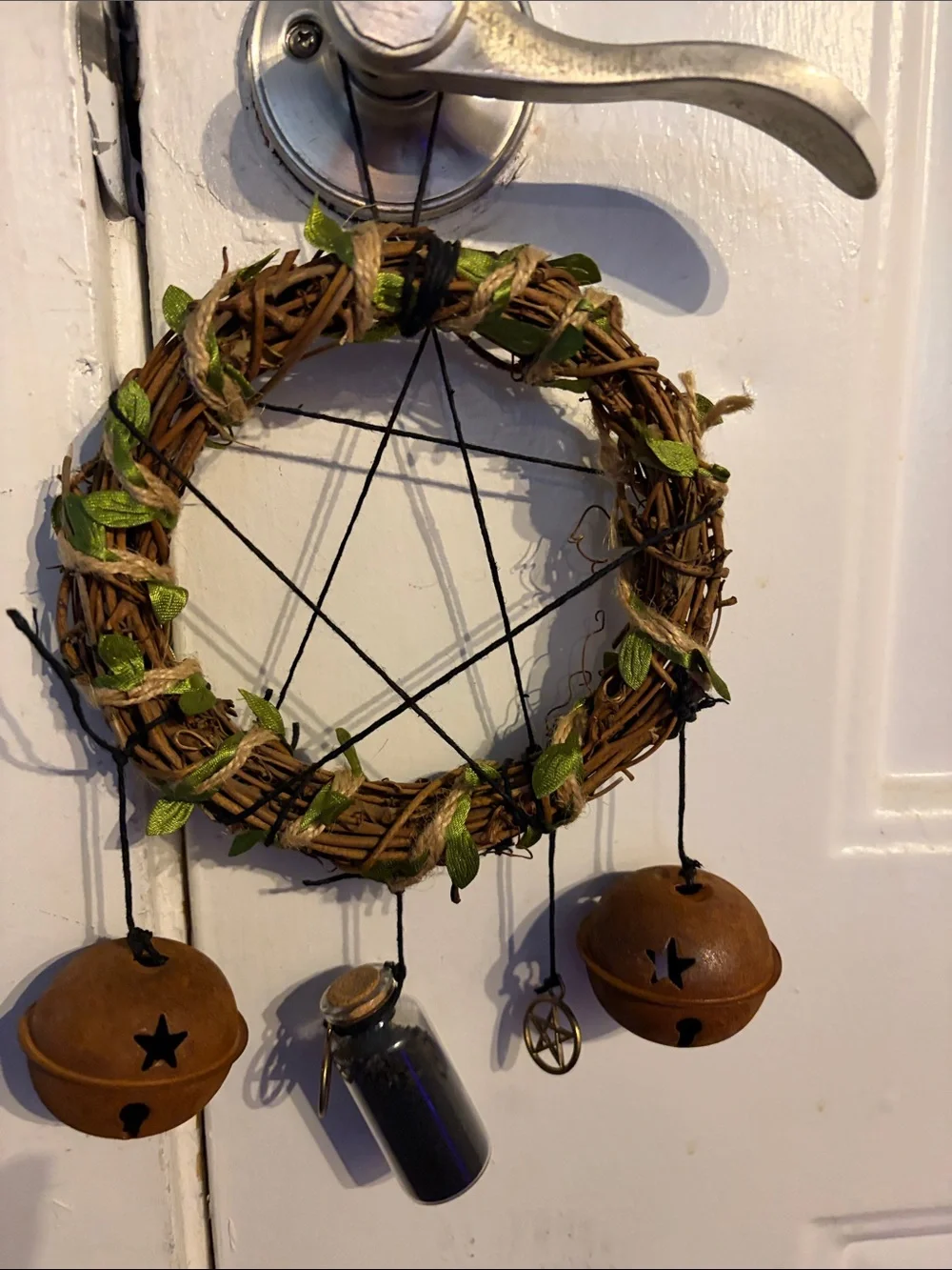 Witches Bells Protection Door Wreath